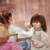 Laurie Stolmaker ~ Children ~ Watercolor